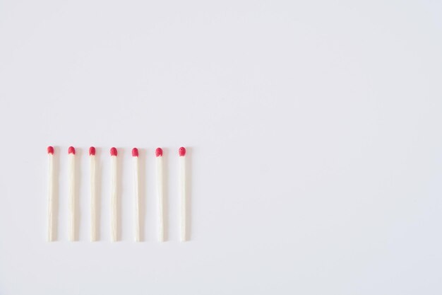power of social distancing maintain a distance between you and other people matchstick