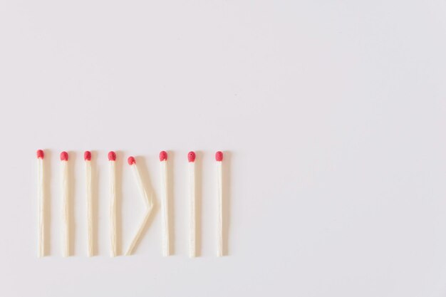 power of social distancing maintain a distance between you and other people matchstick