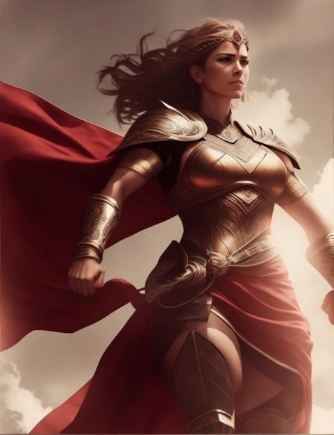 Power strength and courage females as symbols