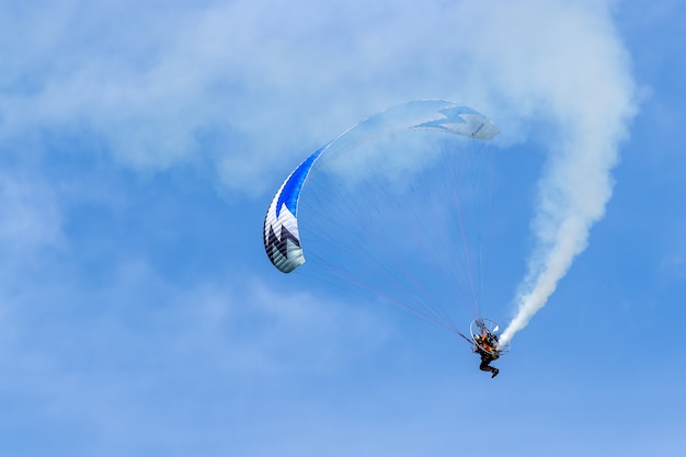 Powered hang glider at Shoreham Airshow
