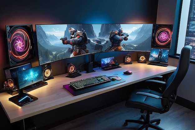 Powerful Designs DualMonitor Gaming Setup Showcase