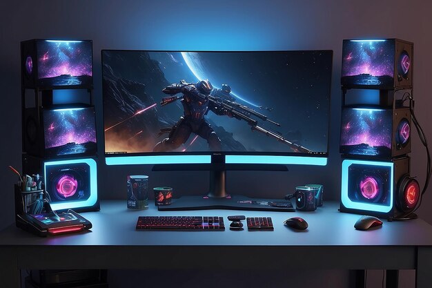 Powerful Designs DualMonitor Gaming Setup Showcase