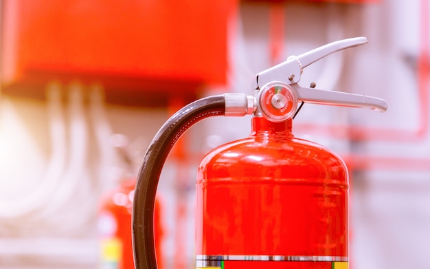 Powerful industrial fire extinguishing system.