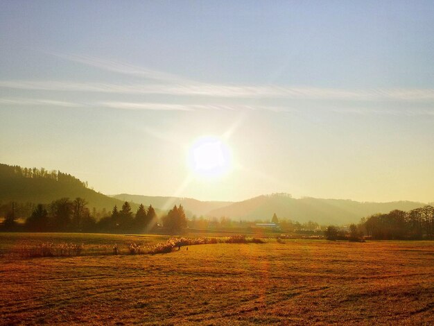 Photo powerful landscape