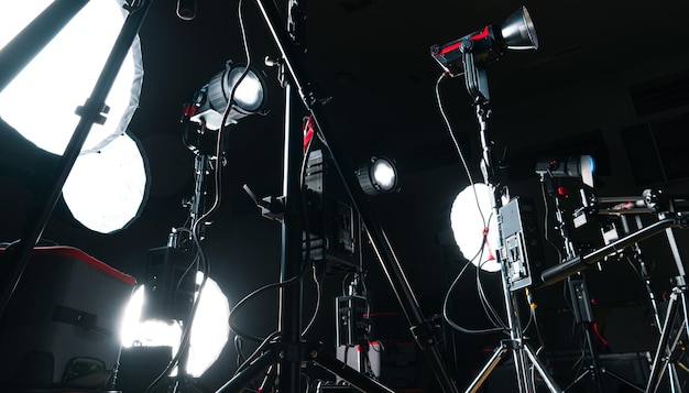 Photo powerful led video studio lighting and photo flashlights equipment