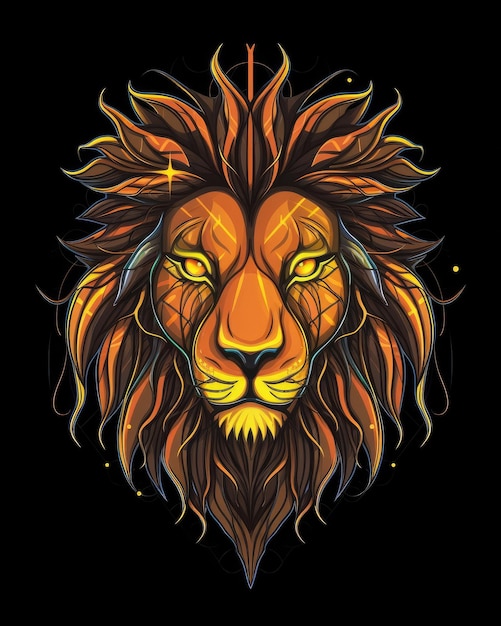 A powerful lion appeared exuding majesty Generative AI