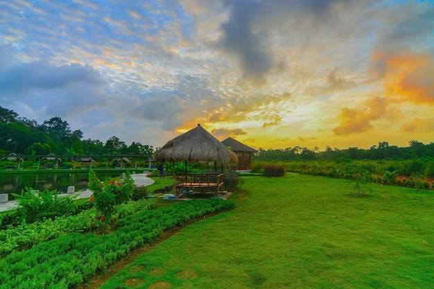 Poyotomo lake is a fishing spot with beautiful mountain views and nature