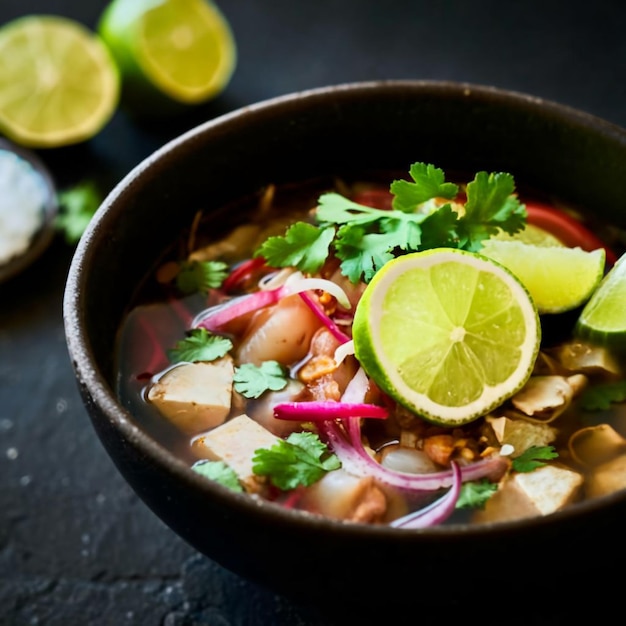 Pozole Mexicaans voedsel beeld