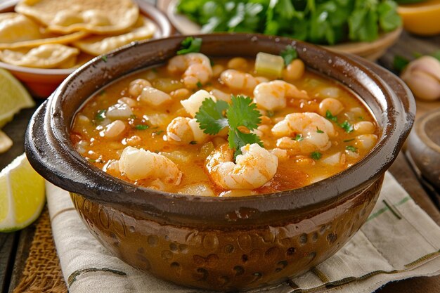 Pozole mexican food image