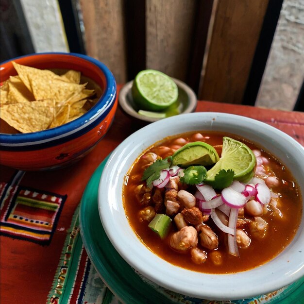 Pozole Mexican food image