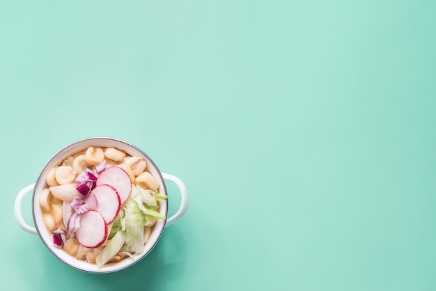 Pozole typical mexican food