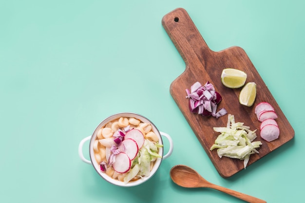 Pozole, typical mexican food