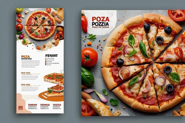 Photo pozza social media post design templetfoodfast food