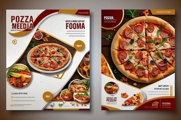 Photo pozza social media post design templetfoodfast food