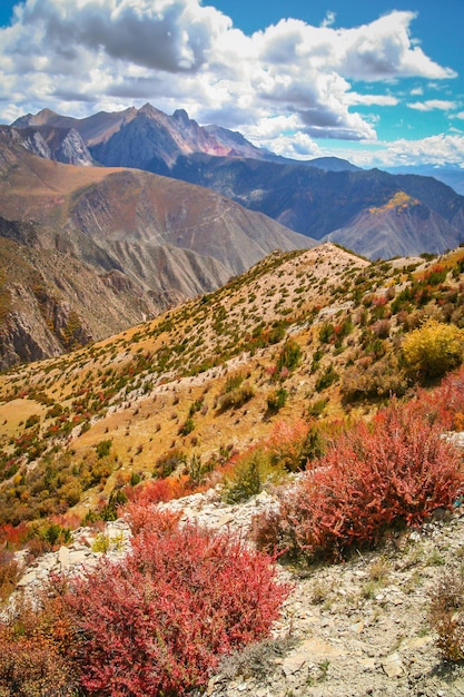 Foto prachtig berglandschap in yunnan