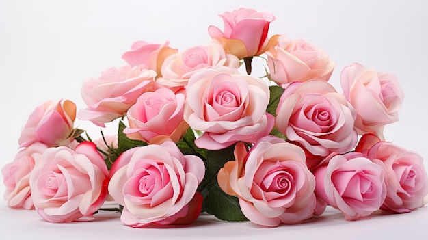Prachtig boeket rozen voor een speciaal moment met liefde gegenereerd door AI