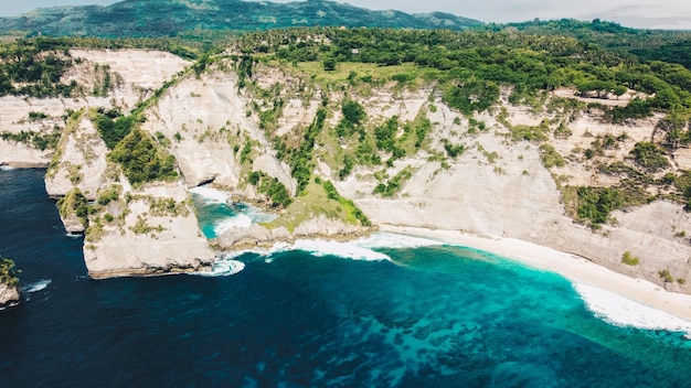 Prachtig exotisch strandzicht van bovenaf Diamond beach