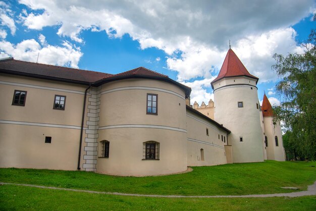 Prachtig historisch kasteel in de stad Kezmarok. Slowakije, Europa.