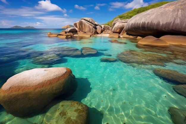 prachtig landschap van de baden Britse Maagdeneilanden