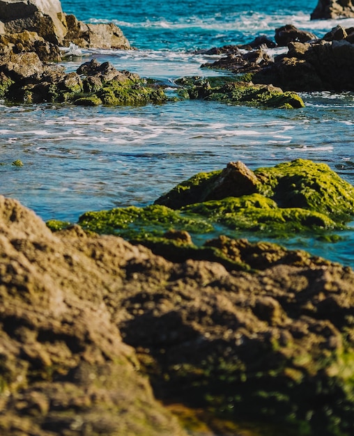 Prachtig mediterraan zomer kustlandschap.