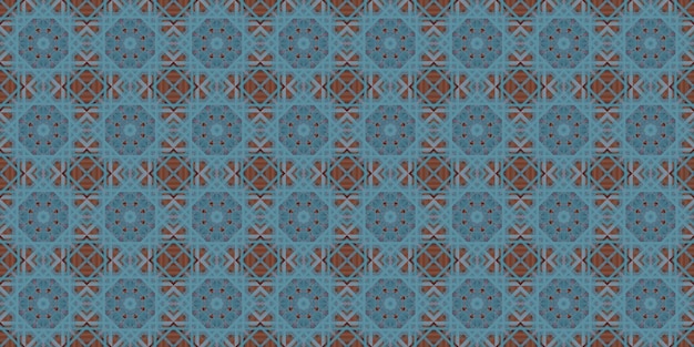 Prachtig naadloos patroon mooi geweven patroon en textuur Caleidoscoopbanner