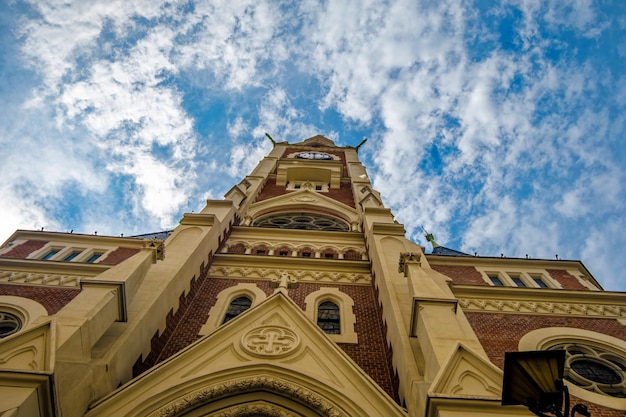 Prachtig perspectief van een kerk in Wenen