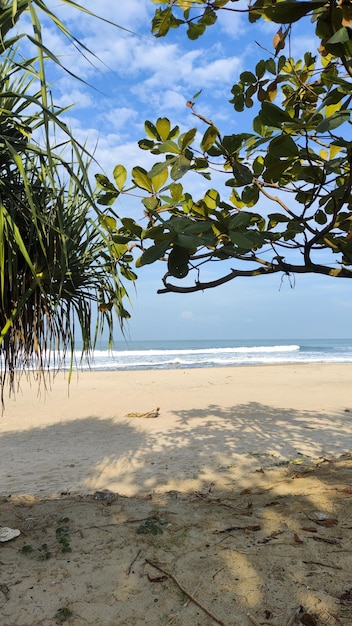 Prachtig Sawarna-strand, Indonesië