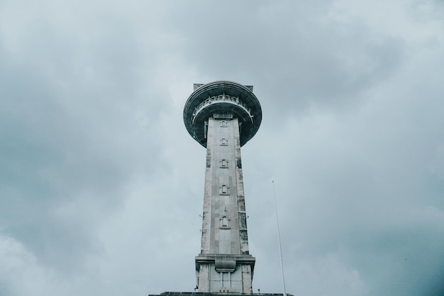 Prachtig stadsbeeld in Indonesië