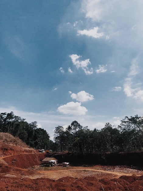 Prachtig stadsbeeld in Indonesië