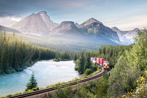 Prachtig uitzicht in canada