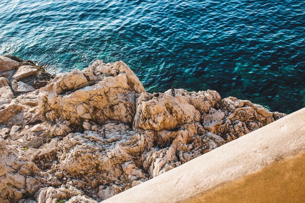 Prachtig uitzicht op de Middellandse Zee Monaco Natuur