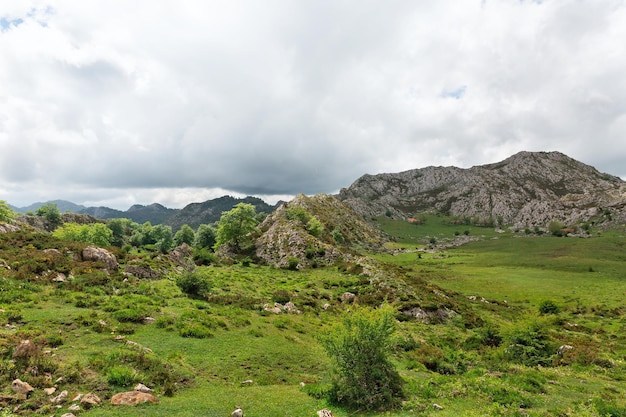 Prachtig uitzicht op de Picos de Europa Spanje