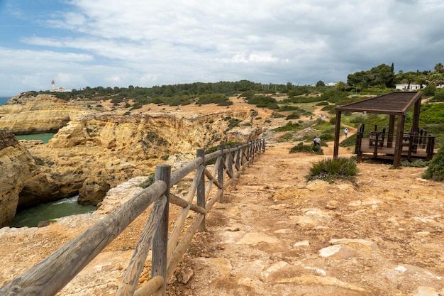 Prachtig uitzicht op de Portugese kust in de Algarve