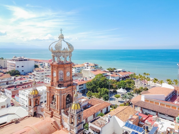 Prachtig uitzicht op de stad Puerto Vallarta