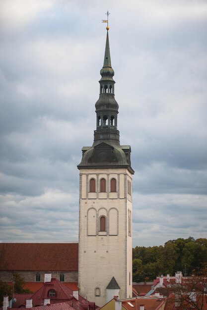 Prachtig uitzicht op het historische centrum van Tallinn.