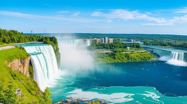 Prachtig uitzicht op Niagara Falls Canada