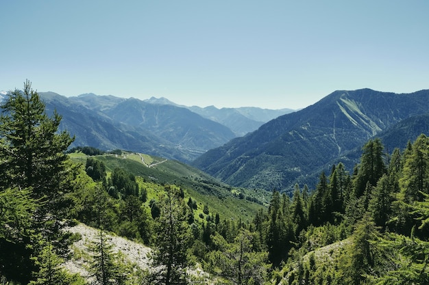 Prachtig uitzicht op Saint Dalmas de Valdeblore, Alpes Maritimes, Frankrijk