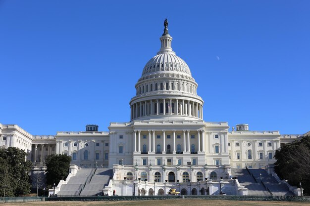 Prachtig uitzicht overdag op het Washington Capitol