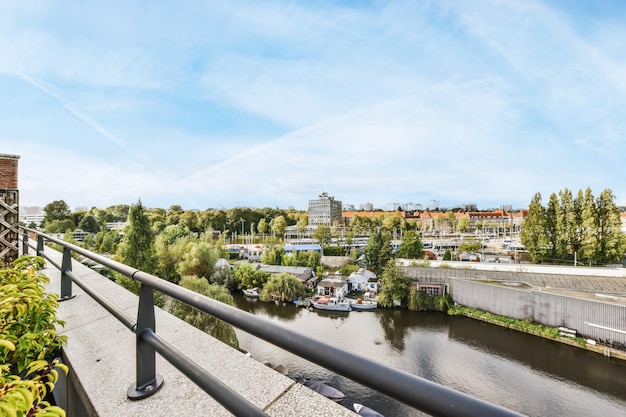 Prachtig uitzicht vanaf het balkon