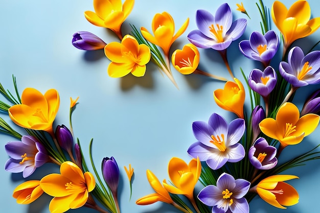 prachtige abstracte achtergrond met heldere bloemen