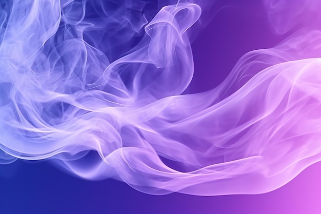 prachtige abstracte rookgolven achtergrond met kleurovergang in paarse kleur