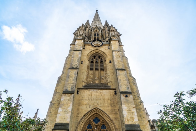 Prachtige architectuur aan de University Church of St Mary the Virgin in Oxford, UK