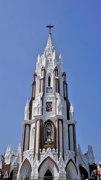 Prachtige architectuur van de Stmarys-basiliek of de Velankannimatha-kerk