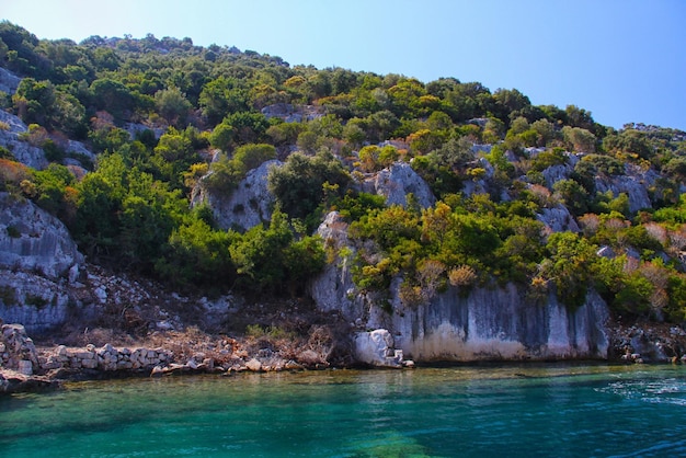 Prachtige baai bij Marmaris in Turkije