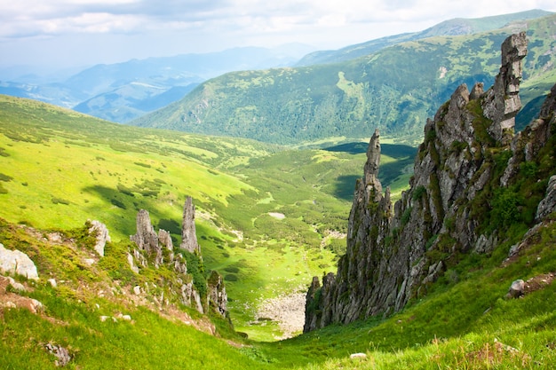 Prachtige bergen landschap