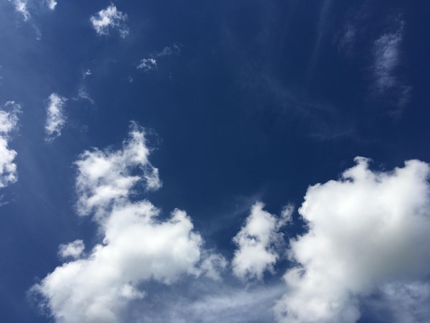 prachtige blauwe achtergrond met wolken