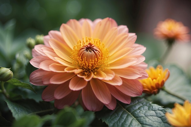 Foto prachtige dahlia bloem