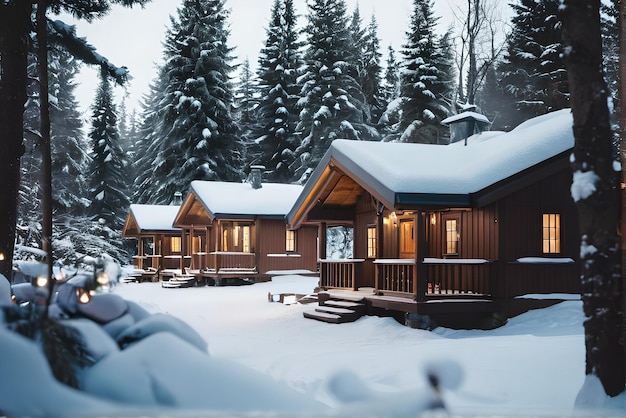 Prachtige fotografie met winterlandschap als thema