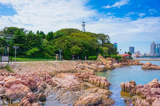 Prachtige kustlandschap van Qingdao