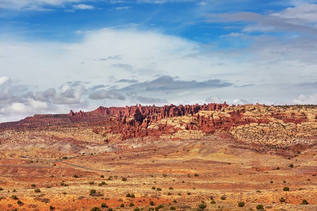 Prachtige landschappen van de Amerikaanse woestijn